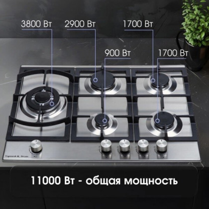 Газовая поверхность Zigmund & Shtain G 14.7 S
